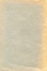 Old paper texture. Rough faded surface. Blank retro page. Empty place for text. Perfect for...