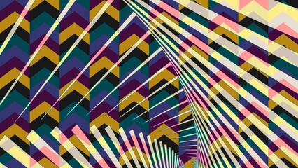 contrast and overlap style geometric shape illustration abstract background