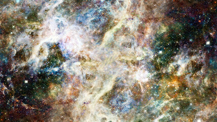 Space many light years far away. Elements of this image furnished by NASA