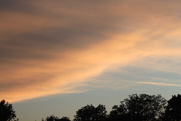 sky, clouds, cloud, sunset, nature, blue, sun, sunrise, weather, cloudscape, light, landscape, evening, storm, dramatic, dark, dusk, cloudy, heaven, orange, air, skies, summer, abstract, sunlight