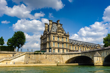Fototapeta na wymiar It's Louvre Palace, Paris, France