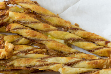Breadsticks with bacon