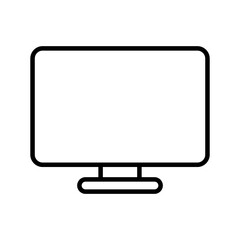 monitor icon design vector template