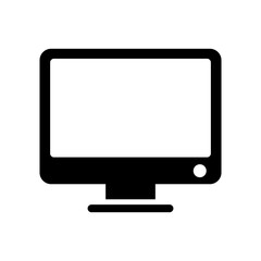 monitor icon design vector template