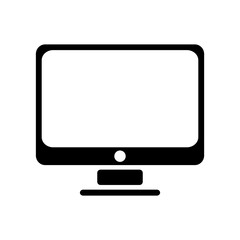 monitor icon design vector template