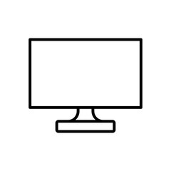 monitor icon design vector template