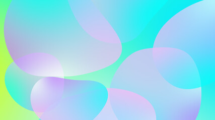 Abstract gradient geometric background. Fluid shapes and colorful graphic design.