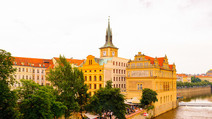 Fototapeta na wymiar Amazing architecture of Prague, Czech Republic