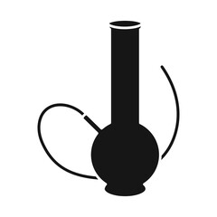 Isolated object of equipment and drug icon. Web element of equipment and marijuana stock symbol for web.