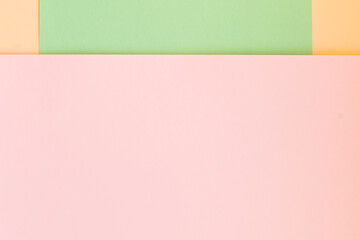 colored paper sheets.Abstract pastel colored paper texture minimalism background. Minimal geometric...