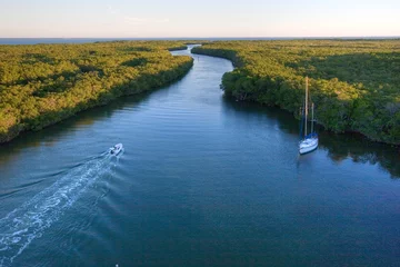 Foto op Plexiglas Varen op de Intercoastal Waterway bij Jewfish Creek, Key Largo, Florida © Tsado