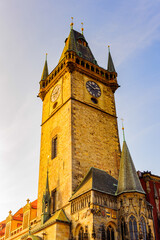 Clock tower in Prague