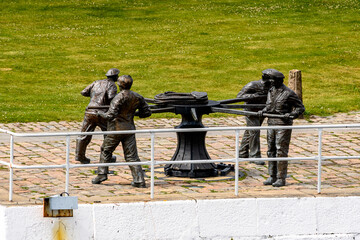 Monument in Stockholm, the capital of Sweden