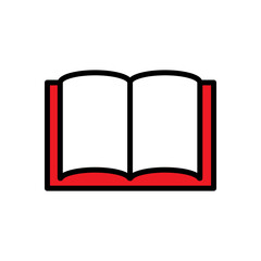 open book icon design vector template