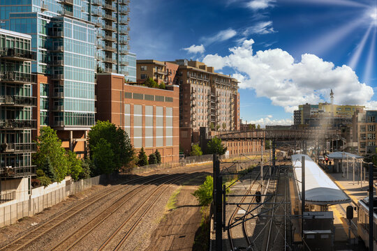 Train Station In Denver, Colorado