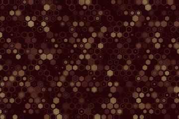 Abstract hexagon wallpaper. Background with hexagon. Geometric illustration.