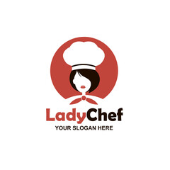 chef woman design isolated on white background