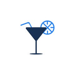 cocktail icon vector, Illustration art