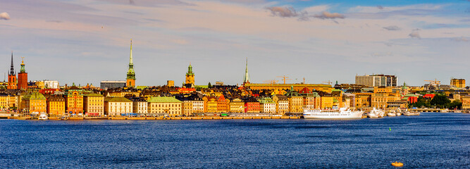 Old town of Stockholm, panorama, Sweden