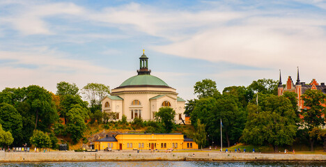 Architecture of the Stockholm touristic center, Stockholm, Sweden