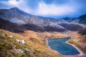 A beutiful landscape in the mountains