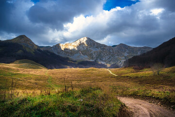 A beutiful landscape in the mountains 