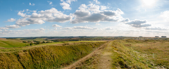 panorama of the countryside