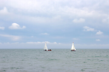 sailing school in the Mediterranean Sea