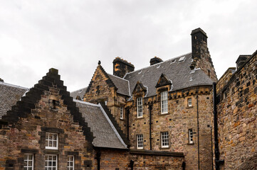 Fototapeta premium Part of the Edinburgh Castle, Scotland