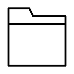 Folder icon in vector