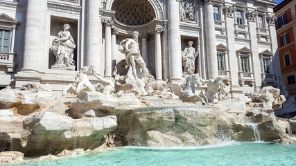 Trevi fountain Rome Italy