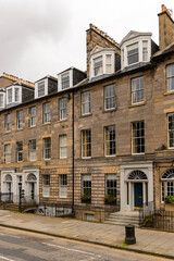 Fototapeta na wymiar Architecture of Edinburgh, Scotland. Old Town and New Town are a UNESCO World Heritage Site