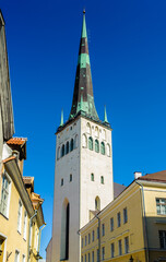 It's St. Olaf's church, Tallinn, Estonia, was the tallest buildi