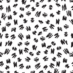 Doodles texture vector template background. hand drawn creative cards with dust grain, pencil hatching, scratches isolated