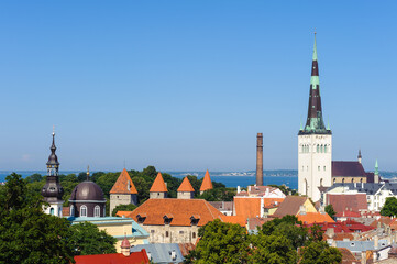 It's Historic Centre (Old Town) of Tallinn, Estonia. UNESCO Worl