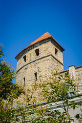 Obraz premium It's Tower of the City defensive wall, Old Town of Tallinn, Esto