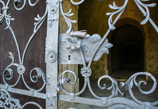 Wrought iron gate, Hospital Kuks, Czech Republic