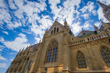 It's Side of the Matthias Church, Budapest, Hungary
