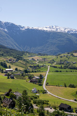 beautiful mountains in norway