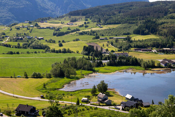 Obraz premium beautiful mountains in norway