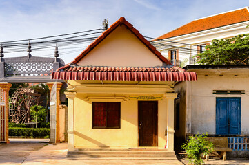 Fototapeta na wymiar It's Prumrot Vat, one of the Buddhism temples in Siem Reap, Cambodia/