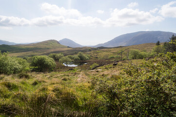 Fototapeta premium Landscape of ganamora, ireland