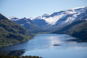 Fototapeta premium lodowiec fiord norwegia