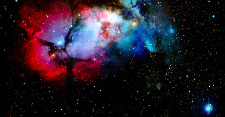 Star birth in the extreme. Elements of this image furnished by NASA