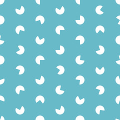 White Polka Dot on Red Background