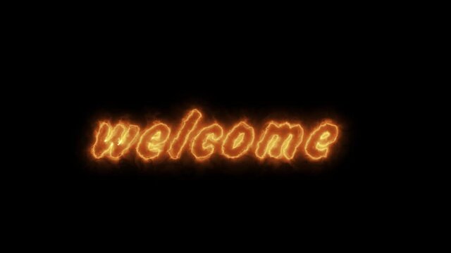 fire welcome word 