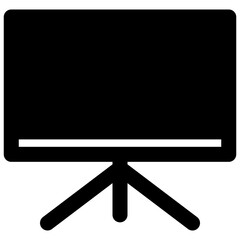 Whiteboard icon vector