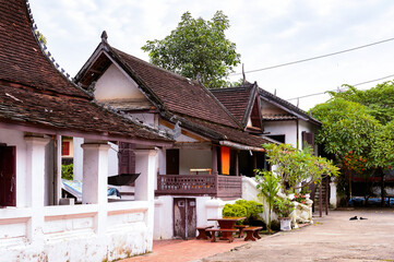 It's Part of the Vat sen complex , one of the Buddha complexes in Luang Prabang which is the UNESCO World Heritage city