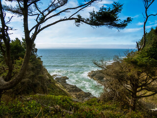 view of the coast of the sea