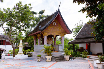 It's Part of the Vat sen complex , one of the Buddha complexes in Luang Prabang which is the UNESCO World Heritage city © Anton Ivanov Photo